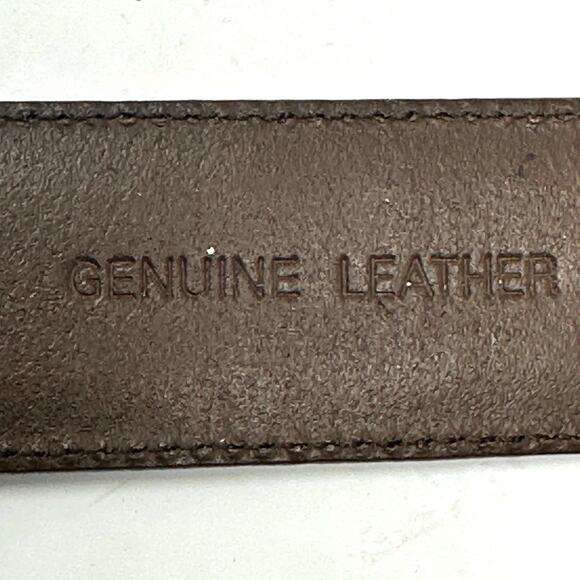Chaps Ralph Lauren Leather Belt Brown Size 36 - Picture 4 of 6